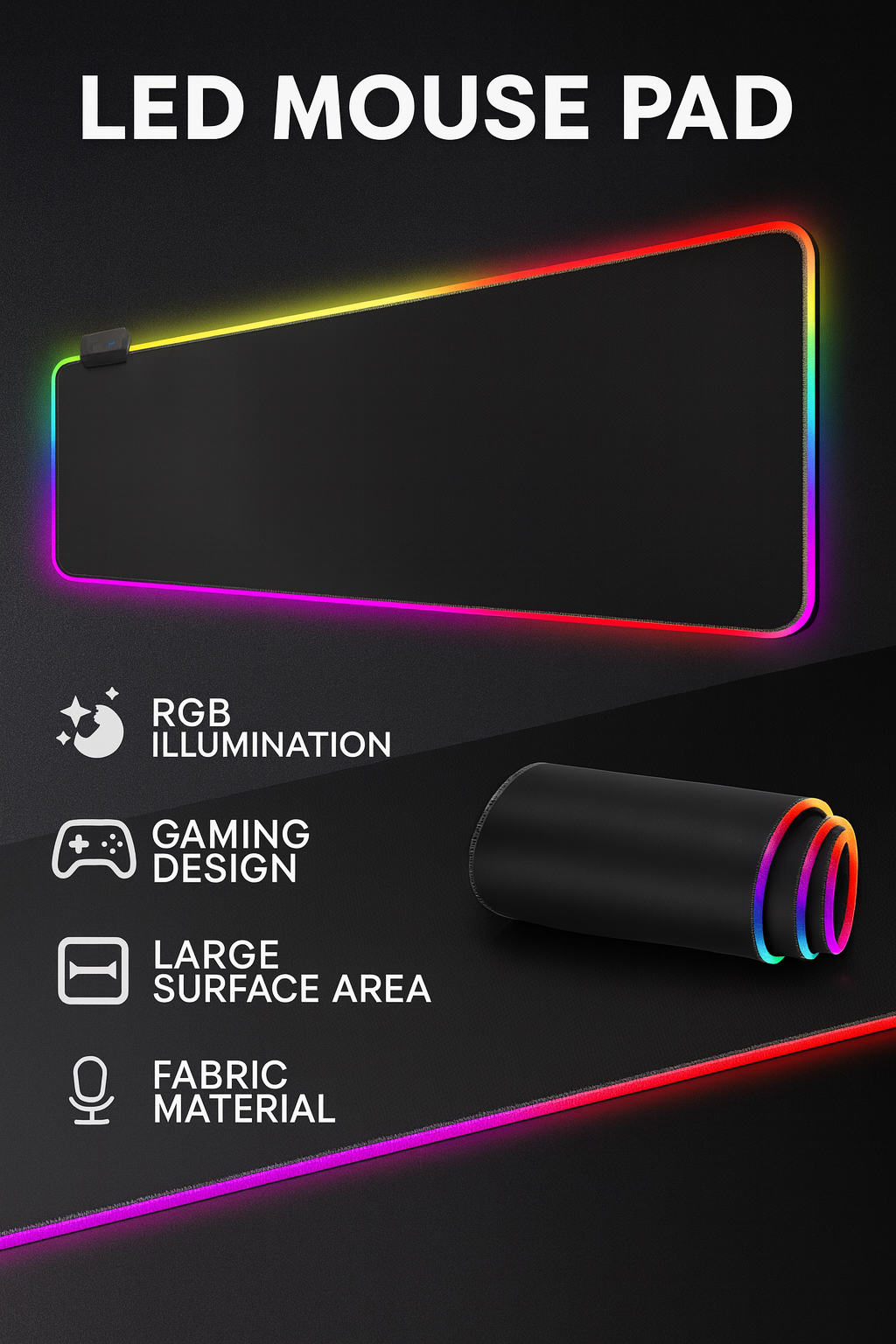 Alfombrilla RGB Gamer: Ilumina tu Setup y Domina el Juego